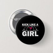 Cooles Karate-Geschenk Kickboxen Karate Liebhaber Button (Vorne & Hinten)