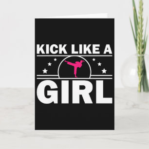 Cooles Karate-Geschenk Kickboxen Karate Liebhaber Karte