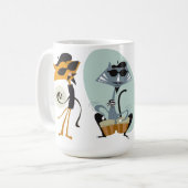 Cooles Kats und Ausrüstungen Tasse (Vorderseite Links)