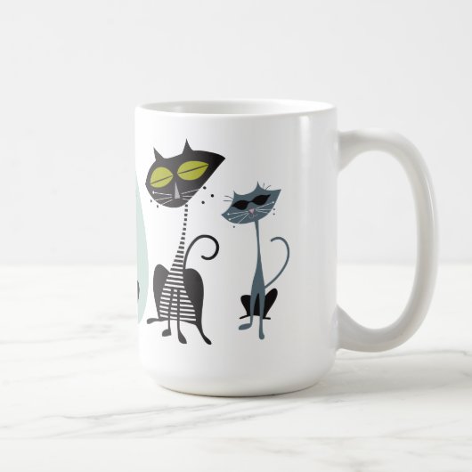 Cooles Kats und Ausrüstungen Tasse (Rechts)