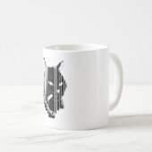 Cooles Katzenbild Kaffeetasse (VorderseiteRechts)