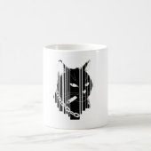 Cooles Katzenbild Kaffeetasse (Mittel)