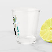 Cooles Katzenunterteil Mitte Jahrhundert Retro Schnapsglas (Rechts)