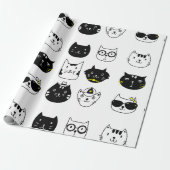Cooles Katzenverpackungspapier für irgendeine Geschenkpapier (Ungerollt)