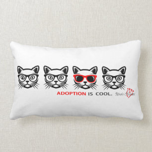 Cooles Katzenwirbel Lendenkissen