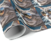 COOLES KATZUNGLASSEN-WRAPPING-PAPIER GESCHENKPAPIER (Rolleneckpunkt)