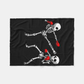 Cooles Kickboxdesign für Männer - Kickboxer Box Fleecedecke (Vorderseite (Horizontal))