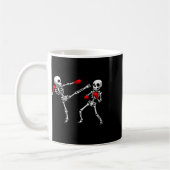 Cooles Kickboxdesign für Männer - Kickboxer Box Kaffeetasse (Links)