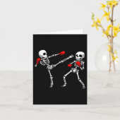 Cooles Kickboxdesign für Männer - Kickboxer Box Karte (Gelbe Blume)