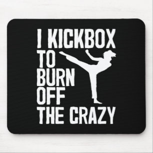 Cooles Kickboxen für Männer Frauen Kickboxer Jab W Mousepad