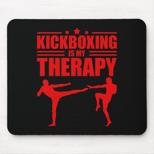 Cooles Kickboxen für Männer Frauen Kickboxer Worko Mousepad (Vorne)