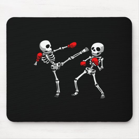 Cooles Kickboxing-Design für Männer Frauen Kickbox Mousepad (Vorne)