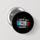 Cooles Kids-Team der dritten Klasse von Sch Button (Vorne & Hinten)