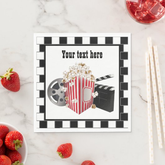 cooles Kino-Party Serviette (Beispiel)