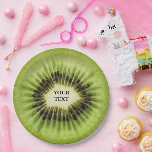 Cooles Kiwi Fruit Party Plate Pappteller (Party)