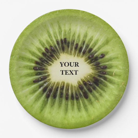 Cooles Kiwi Fruit Party Plate Pappteller (Vorderseite)
