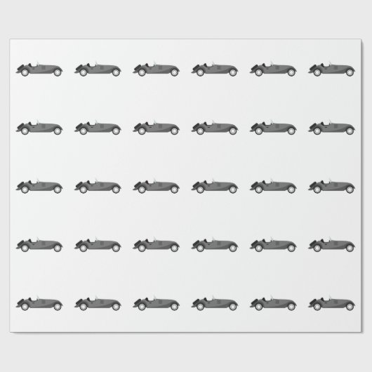 Cooles klassisches Auto Geschenkpapier (Flach)