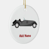 Cooles klassisches Auto Keramik Ornament (Rechts)