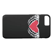 Cooles klassisches Funny Skeleton Handherz - Valen Case-Mate iPhone Hülle (Rückseite (Horizontal))