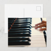 Cooles Klavier-Design Postkarte (Vorne/Hinten)