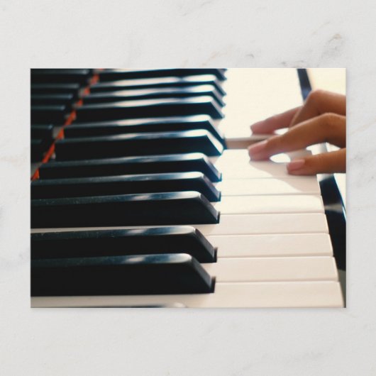 Cooles Klavier-Design Postkarte (Vorderseite)