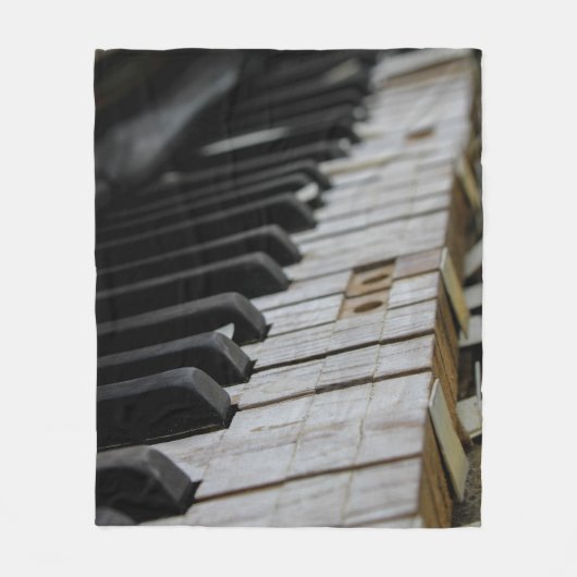 Cooles Klavier Fleecedecke (Vorderseite)