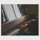 Cooles Klavier Geschenkpapier (Flach)