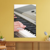 Cooles Klavier Leinwanddruck (Insitu (Wohnzimmer))