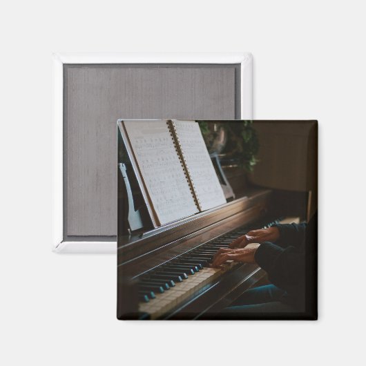 Cooles Klavier Magnet (Vorderseite/Rückseite)