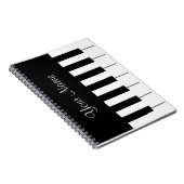 Cooles Klavier-Notizbuch Notizblock (Rechte Seite)