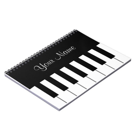 Cooles Klavier-Notizbuch Notizblock (Linke Seite)