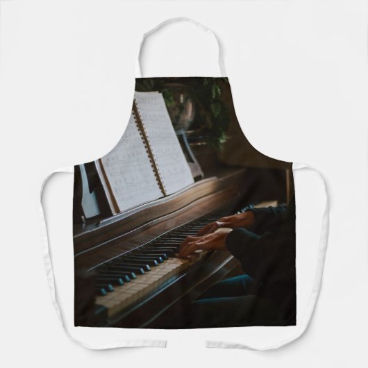 Cooles Klavier Schürze (Vorderseite)