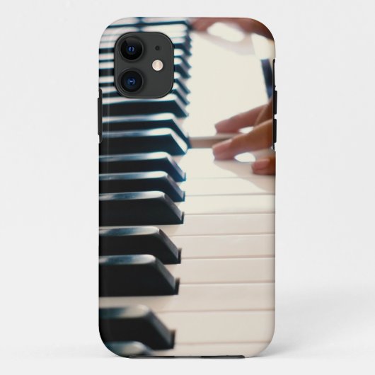 Cooles Klavierdesign Case-Mate iPhone Hülle (Rückseite)