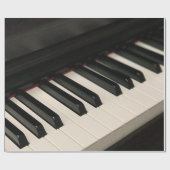 Cooles Klavierdesign Geschenkpapier (Flach)