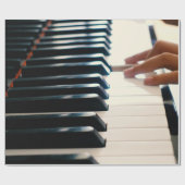 Cooles Klavierdesign Geschenkpapier (Flach)