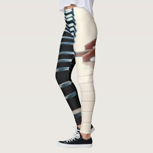 Cooles Klavierdesign Leggings (Links)