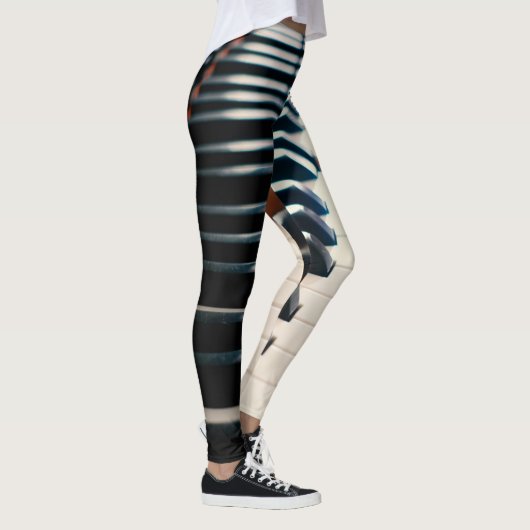 Cooles Klavierdesign Leggings (Rechts)
