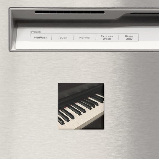Cooles Klavierdesign Magnet (In Situ (Geschirrspüler))