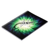 Cooles Klavierdesign Notizblock (Linke Seite)