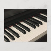 Cooles Klavierdesign Postkarte (Vorderseite)
