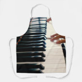 Cooles Klavierdesign Schürze (Vorderseite)