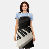 Cooles Klavierdesign Schürze (Getragen)