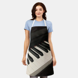 Cooles Klavierdesign Schürze