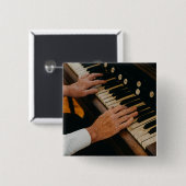 Cooles Klavierwerk Button (Vorne & Hinten)