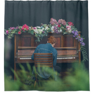 Cooles Klavierwerk Duschvorhang