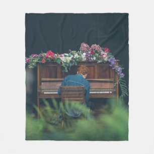 Cooles Klavierwerk Fleecedecke