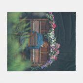 Cooles Klavierwerk Fleecedecke (Vorderseite (Horizontal))