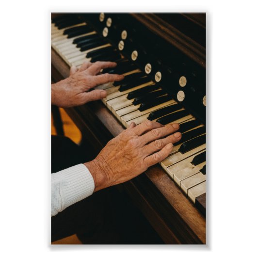 Cooles Klavierwerk Fotodruck (Vorne)