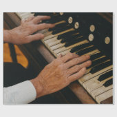 Cooles Klavierwerk Geschenkpapier (Flach)