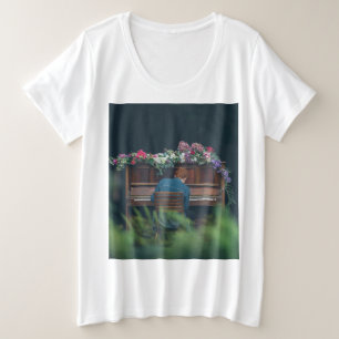 Cooles Klavierwerk Große Größe T-Shirt